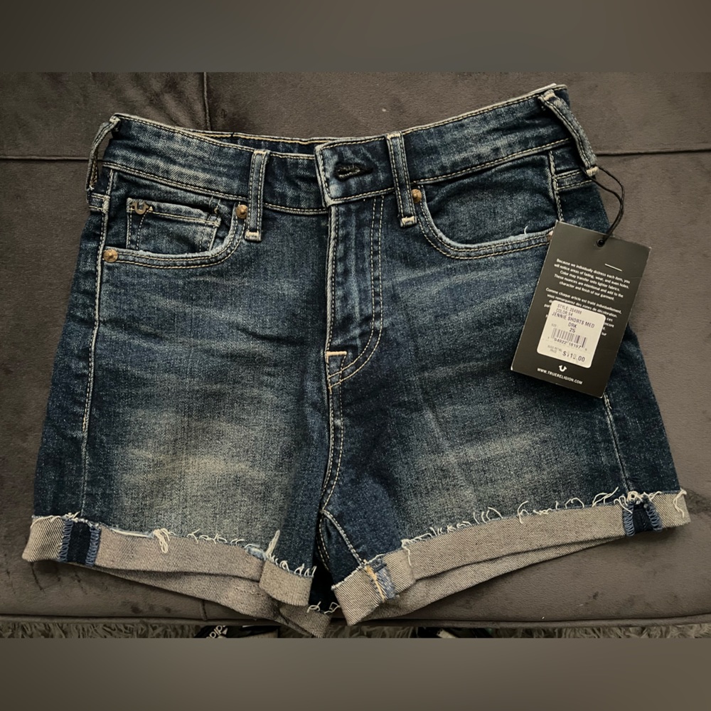 Womens True Religion denim shorts